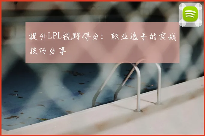 提升LPL视野得分:职业选手的实战技巧分享